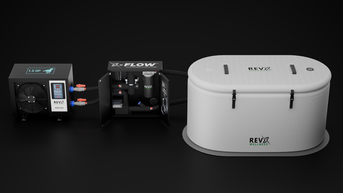 RevX X-FLOW Cold Plunge Filtration System with UV-C