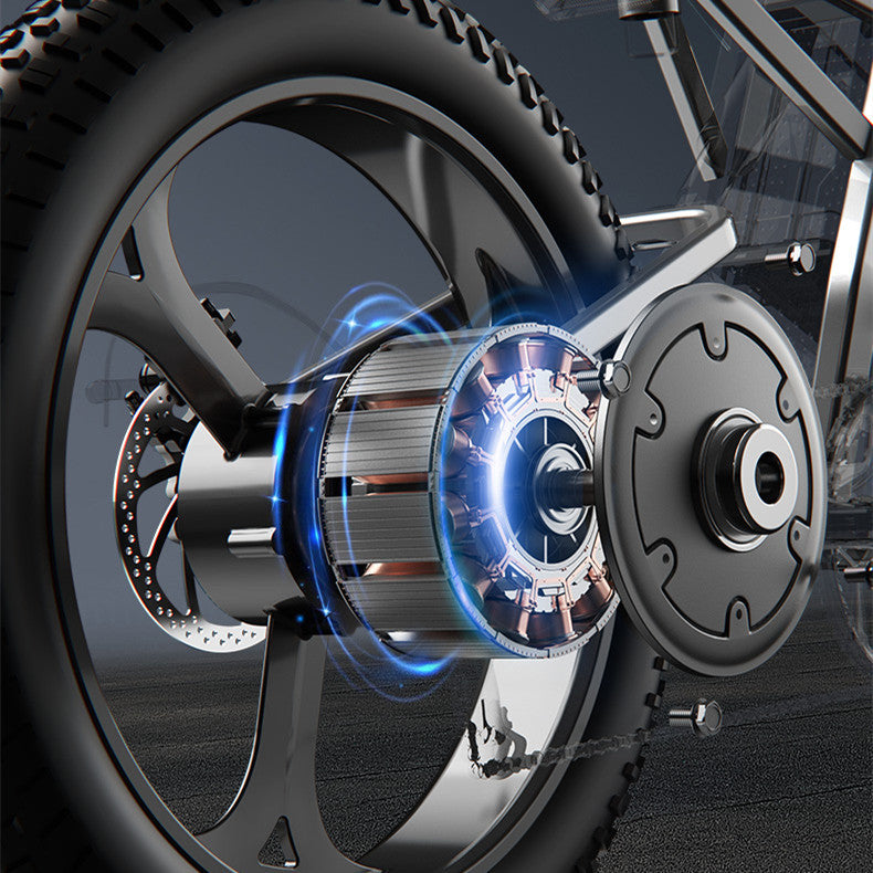 48V Electric Mountain Bike with 20Ah or 25Ah Battery Options