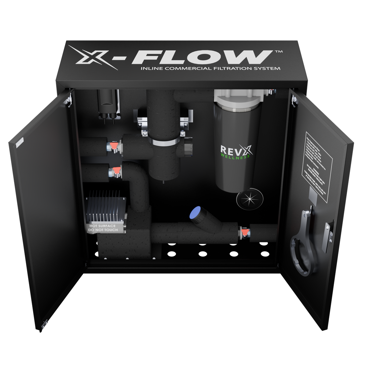 RevX X-FLOW Cold Plunge Filtration System with UV-C