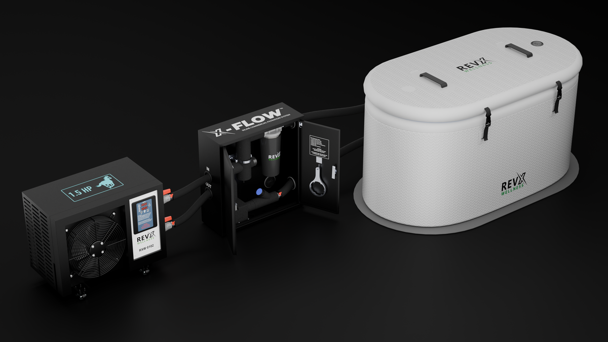 RevX X-FLOW Cold Plunge Filtration System with UV-C