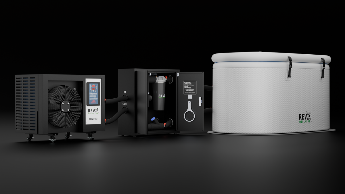 RevX X-FLOW Cold Plunge Filtration System with UV-C