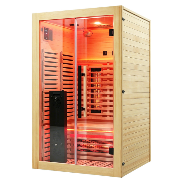 Blisspod Venetian RED 2-Person Full-Spectrum Infrared Sauna