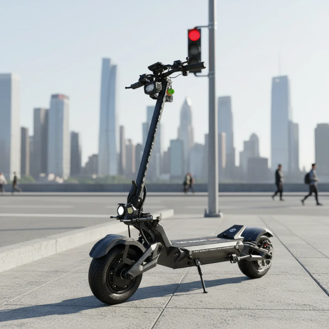Electric Scooter in Black | Listed 15,000W Rating
