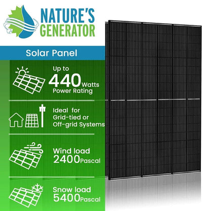 Nature's Generator Powerhouse Gen 2 Solar & Wind Generator Bundle