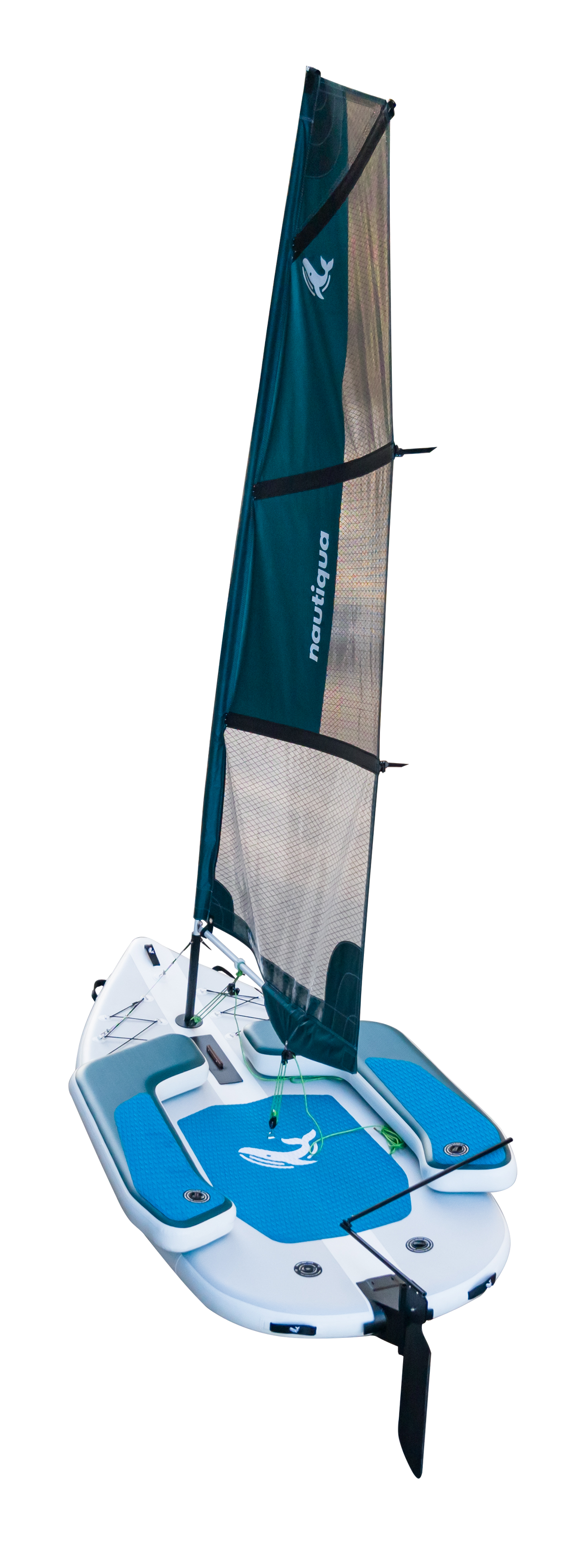 Nautiqua STARSAIL 2-Person Inflatable Sailing Dinghy, 10 ft 6 in
