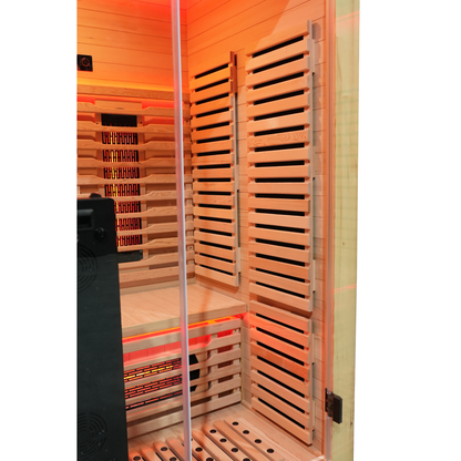Blisspod Venetian RED 2-Person Full-Spectrum Infrared Sauna