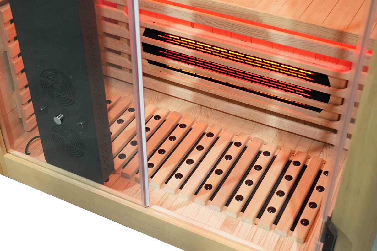 Blisspod Venetian RED 2-Person Full-Spectrum Infrared Sauna