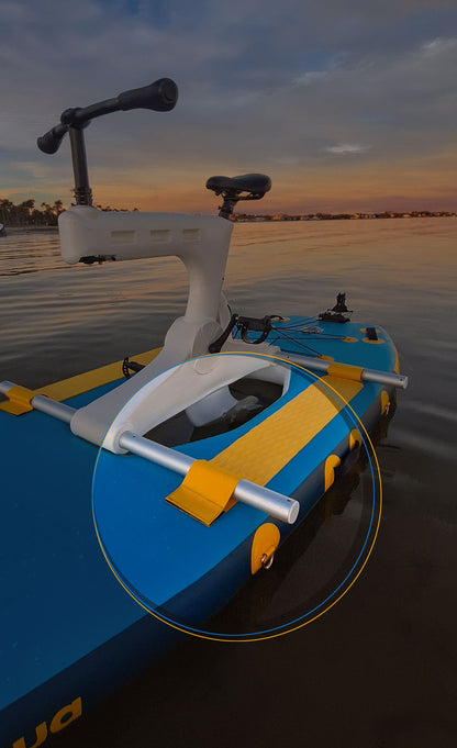 Nautiqua BELIZE Inflatable Paddleboard Water Bike with Pedal Drive