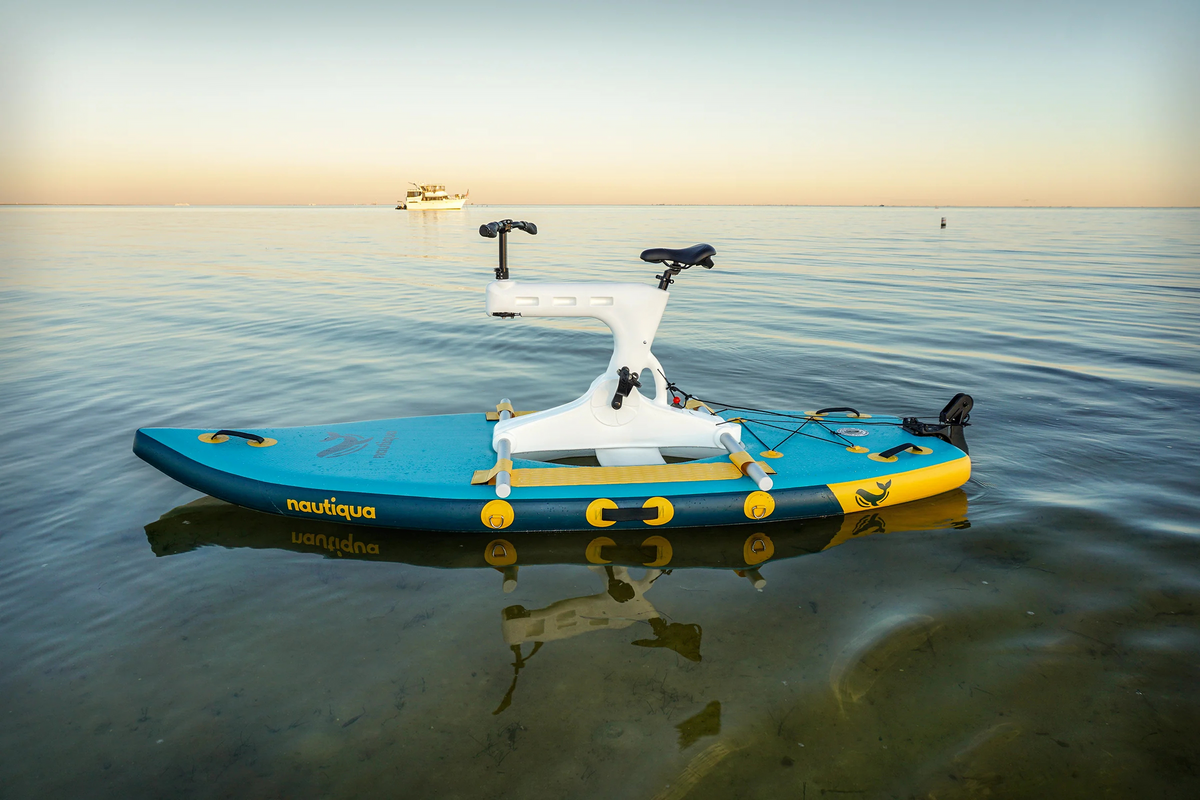 Nautiqua BELIZE Inflatable Paddleboard Water Bike with Pedal Drive