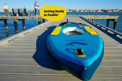 Nautiqua BELIZE Inflatable Paddleboard Water Bike with Pedal Drive