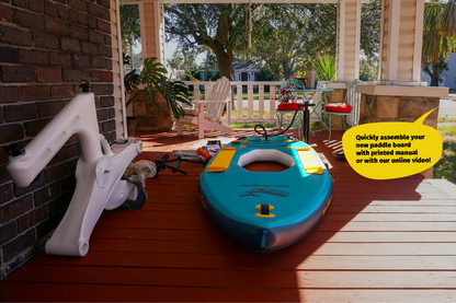 Nautiqua BELIZE Inflatable Paddleboard Water Bike with Pedal Drive