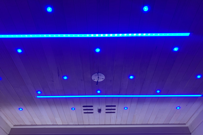 Blisspod Bergen 2-Person Full-Spectrum Infrared Sauna with Red Light Panel