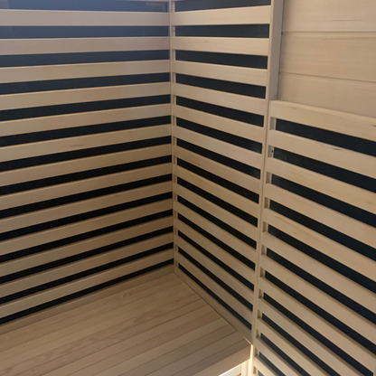 Blisspod Bergen 2-Person Full-Spectrum Infrared Sauna with Red Light Panel
