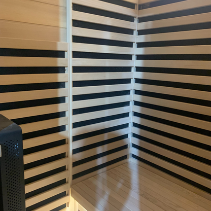 Blisspod Bergen 2-Person Full-Spectrum Infrared Sauna with Red Light Panel
