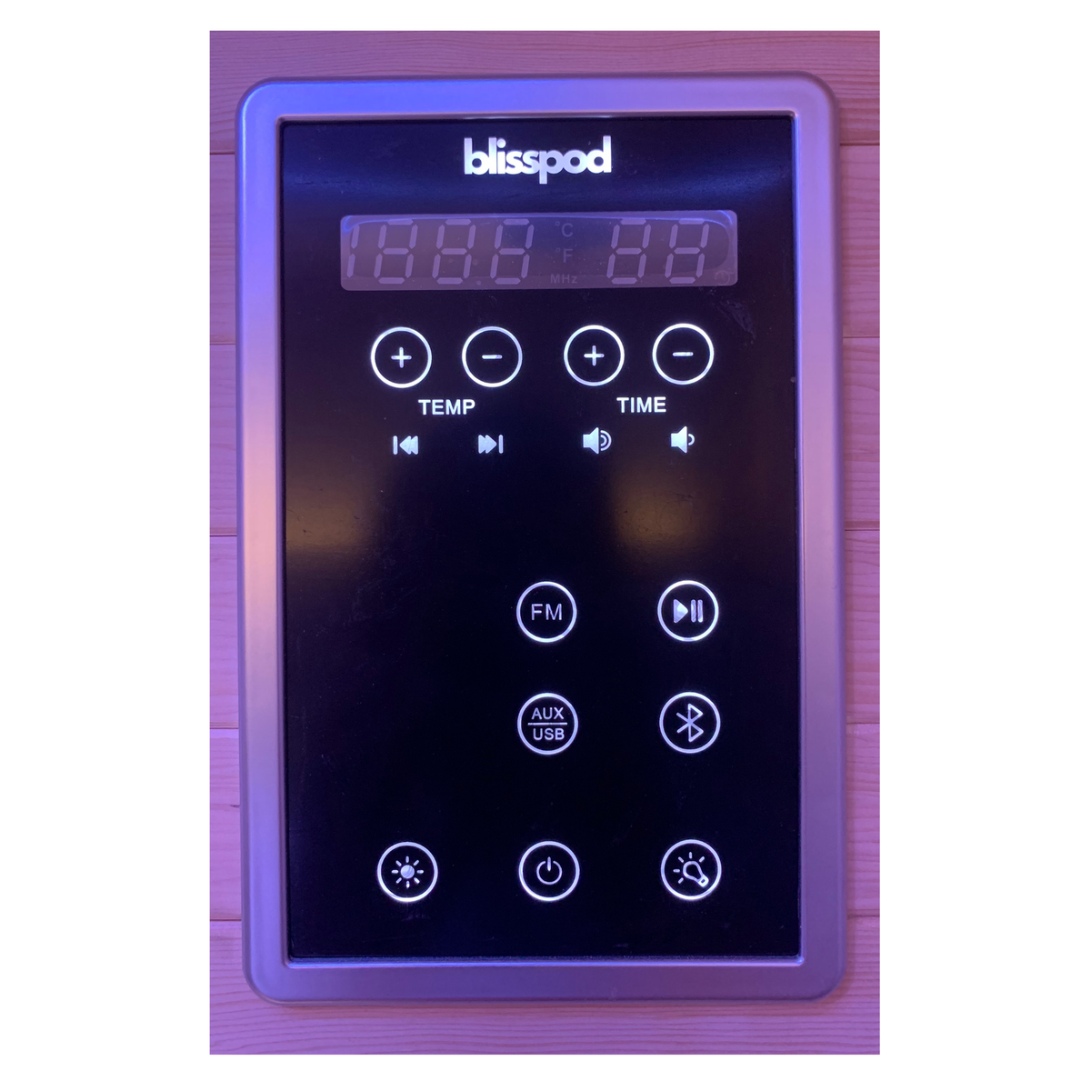 Blisspod Bergen 2-Person Full-Spectrum Infrared Sauna with Red Light Panel
