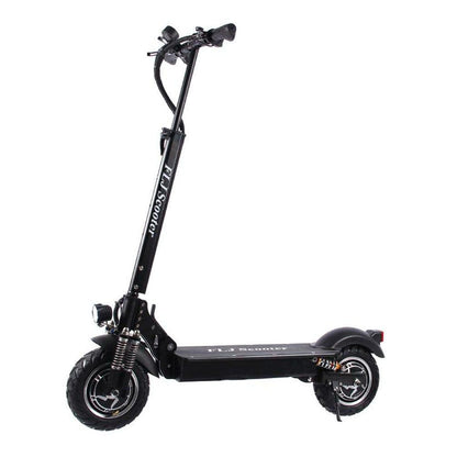 FLJ T11 52V Dual-Motor Folding Electric Scooter, Seat Options