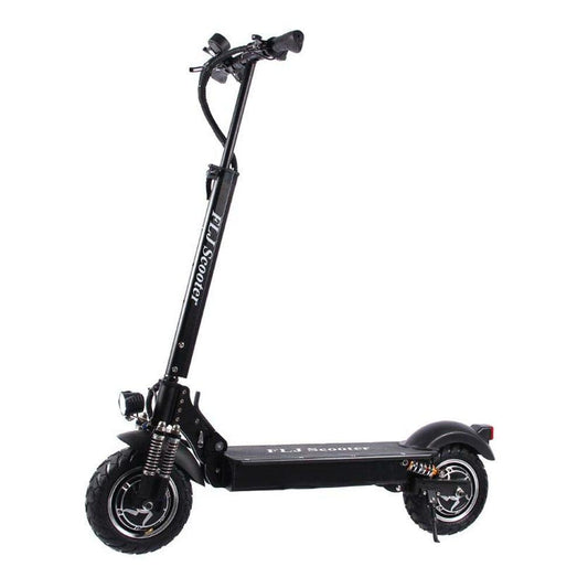 FLJ T11 52V Dual-Motor Folding Electric Scooter, Seat Options