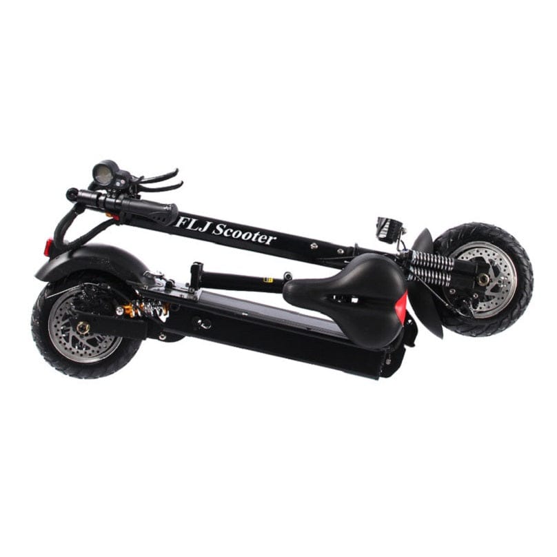 FLJ T11 52V Dual-Motor Folding Electric Scooter, Seat Options