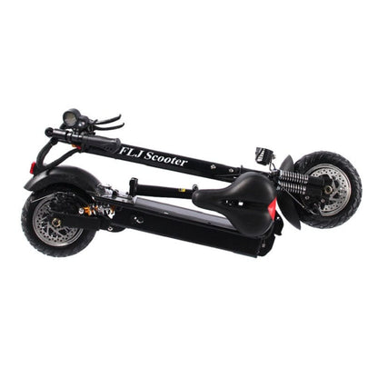 FLJ T11 52V Dual-Motor Folding Electric Scooter, Seat Options