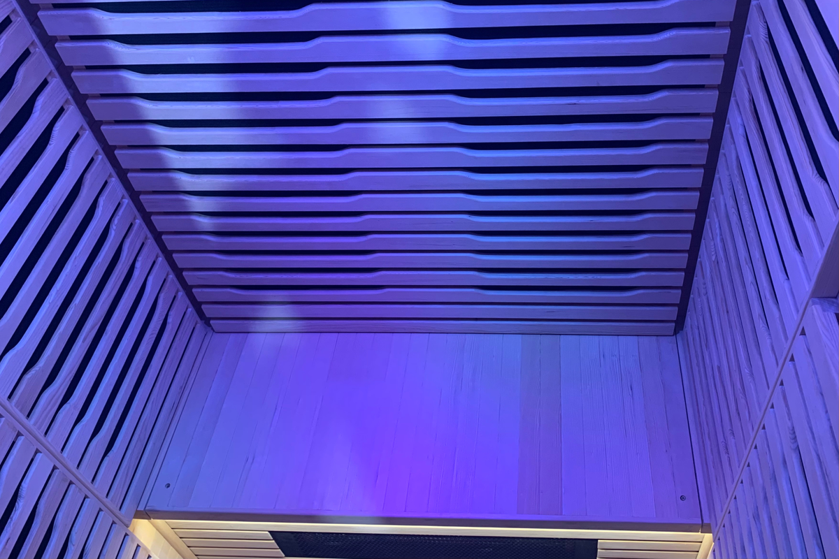 Blisspod Helsinki 2-Person Full-Spectrum Infrared Sauna with Red Light Panel