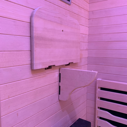 Blisspod Helsinki 2-Person Full-Spectrum Infrared Sauna with Red Light Panel