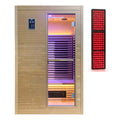 Blisspod Helsinki 2-Person Full-Spectrum Infrared Sauna with Red Light Panel