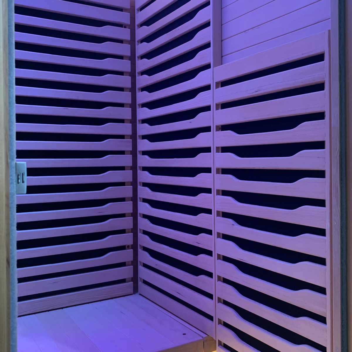 Blisspod Helsinki 2-Person Full-Spectrum Infrared Sauna with Red Light Panel
