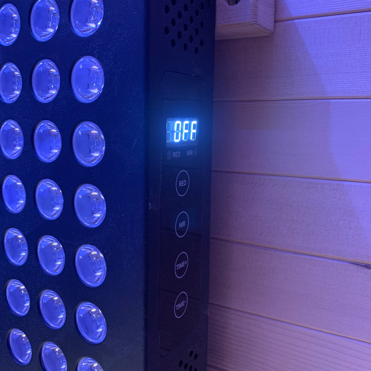 Blisspod Helsinki 2-Person Full-Spectrum Infrared Sauna with Red Light Panel
