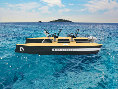 FLY 2-Person Fiberglass Catamaran Boat, 3.5 m