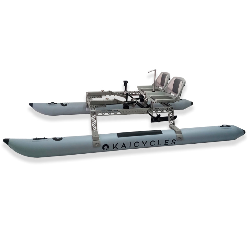 ONA Inflatable Pedal Boat, 3.7 m, 1-, 2- or 4-Seat Options