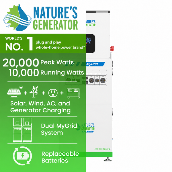 Nature's Generator MyGrid 10K Gen 2 Home Backup Power System