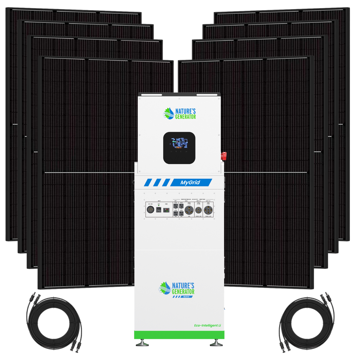 Nature's Generator MyGrid 10K Gen 2 Solar Panel Bundle