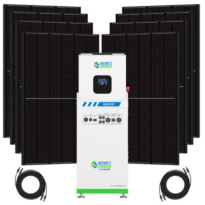 Nature's Generator MyGrid 10K Gen 2 Solar Panel Bundle