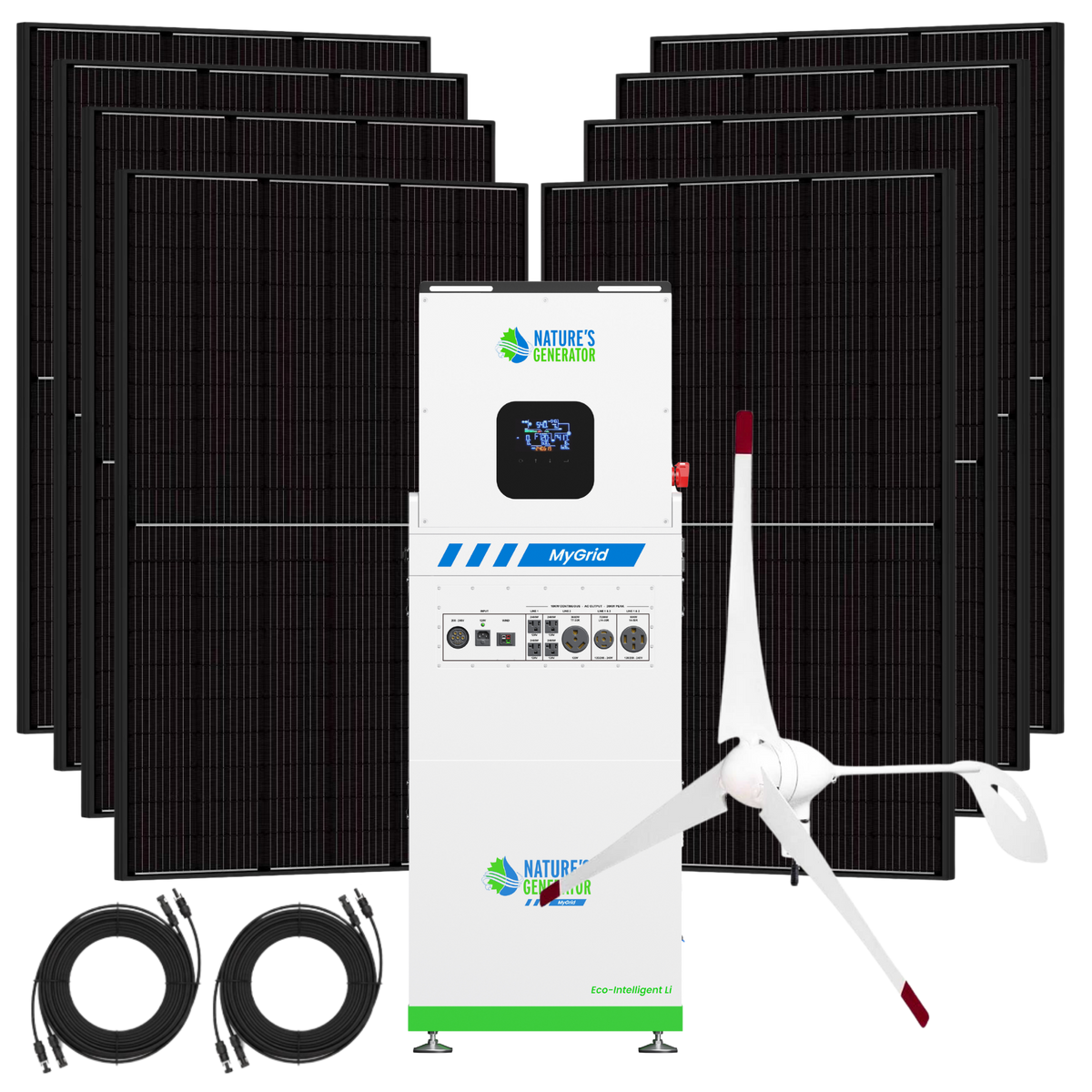 Nature's Generator MyGrid 10K Gen 2 Solar & Wind Bundle