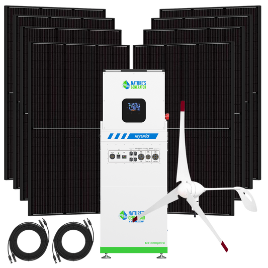 Nature's Generator MyGrid 10K Gen 2 Solar & Wind Bundle