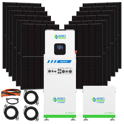Nature's Generator MyGrid 10K Gen 2 Solar Panel Bundle