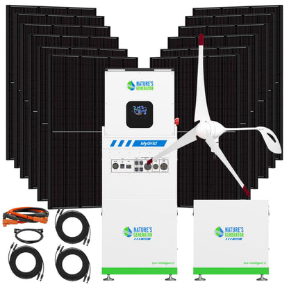 Nature's Generator MyGrid 10K Gen 2 Solar & Wind Bundle