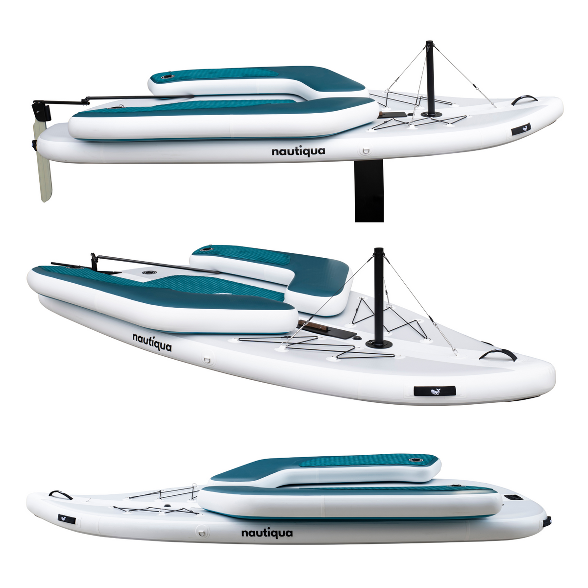 Nautiqua STARSAIL 2-Person Inflatable Sailing Dinghy, 10 ft 6 in
