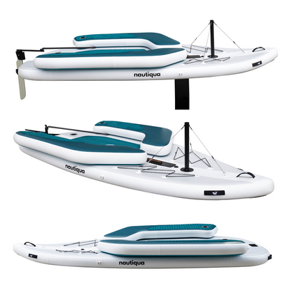 Nautiqua STARSAIL 2-Person Inflatable Sailing Dinghy, 10 ft 6 in