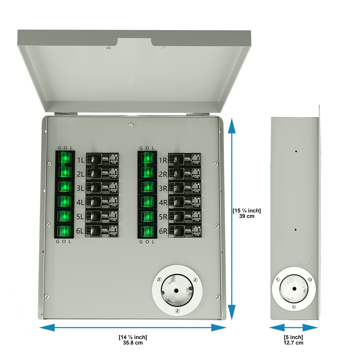 Nature's Generator Powerhouse Gen 2 Solar Generator & Transfer Switch