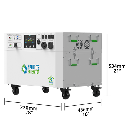 Nature's Generator Powerhouse Gen 2 Solar Bundle, Panel & Pod Options