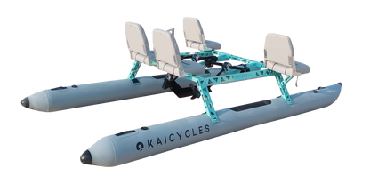 ONA Inflatable Pedal Boat, 3.7 m, 1-, 2- or 4-Seat Options