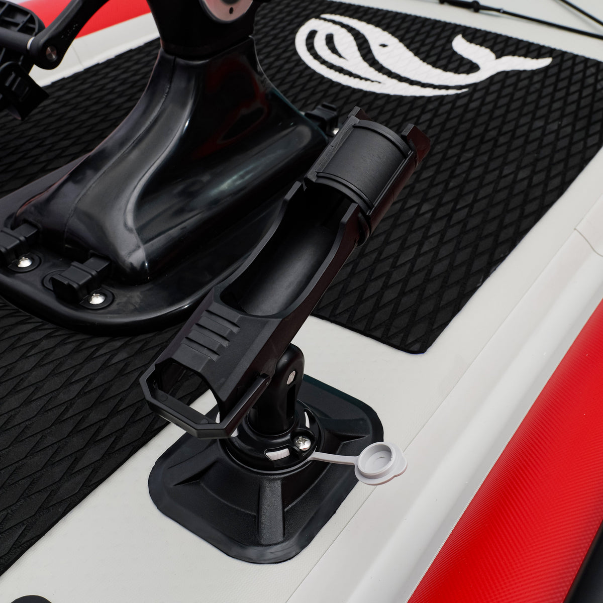 Nautiqua ARUBA Inflatable Fishing Pedal Kayak & Paddleboard, Red