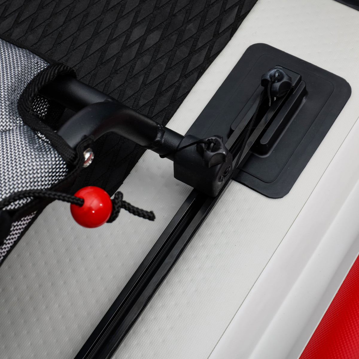 Nautiqua ARUBA Inflatable Fishing Pedal Kayak & Paddleboard, Red