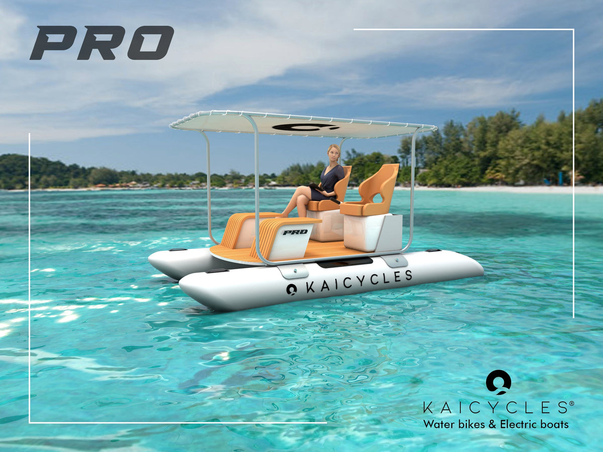 PRO Inflatable Boat, 4 m, 4-Person, Optional Electric Motor