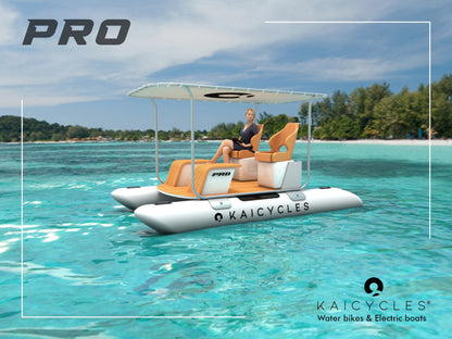 PRO Inflatable Boat, 4 m, 4-Person, Optional Electric Motor