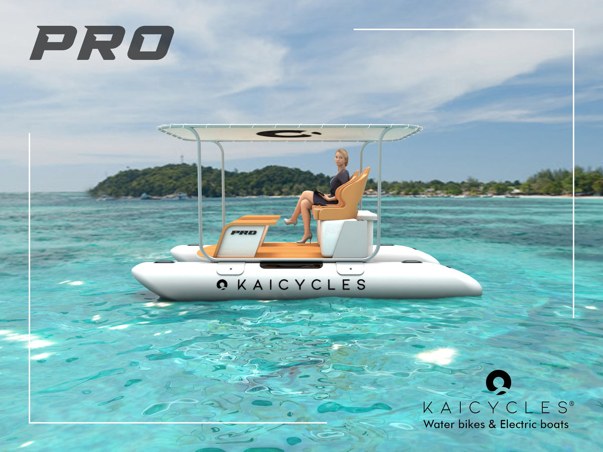 PRO Inflatable Boat, 4 m, 4-Person, Optional Electric Motor