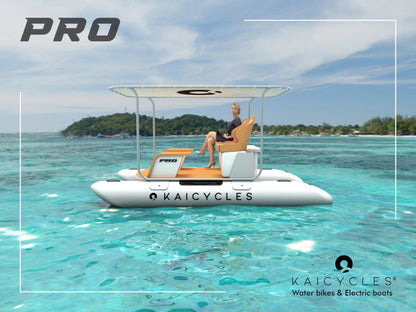 PRO Inflatable Boat, 4 m, 4-Person, Optional Electric Motor