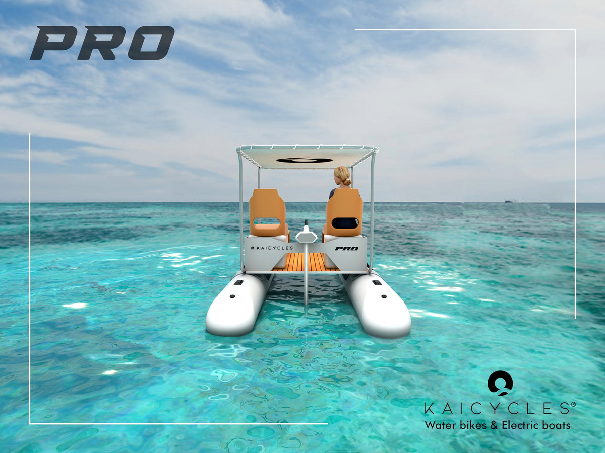 PRO Inflatable Boat, 4 m, 4-Person, Optional Electric Motor