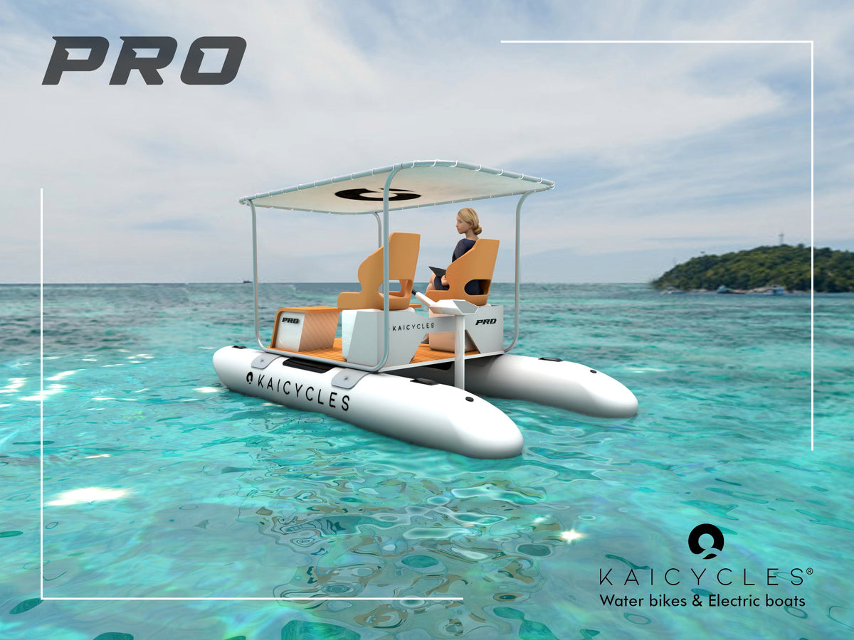 PRO Inflatable Boat, 4 m, 4-Person, Optional Electric Motor